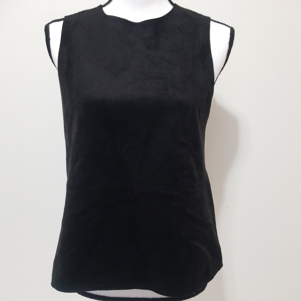 Aritzia Babaton S Top Blouse Sleeveless Sueded
